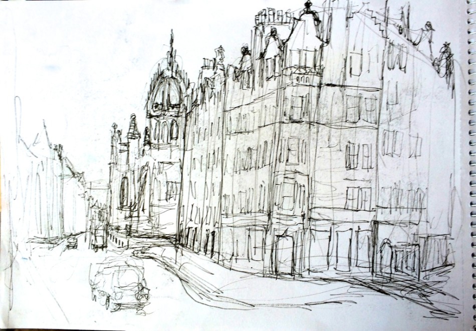 Sketching Edinburgh – Flogging the Muse